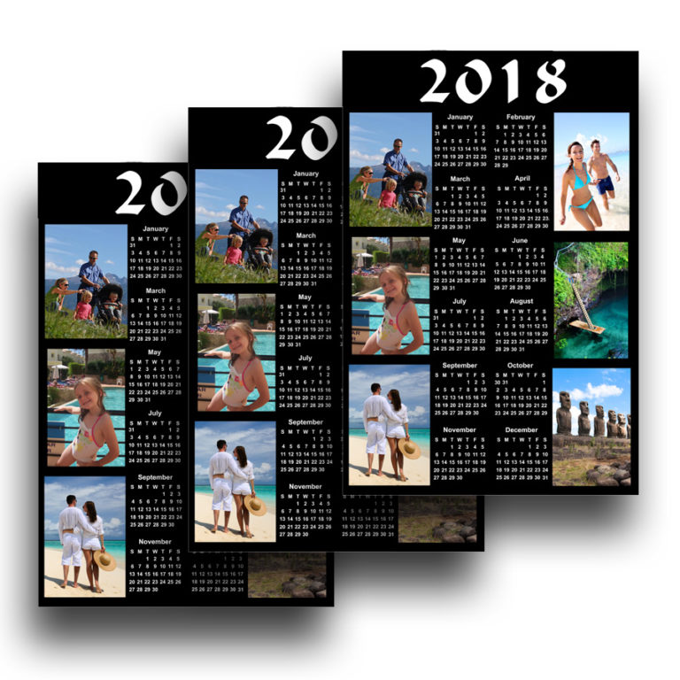Коллаж календарь 2023 из фотографий онлайн бесплатно