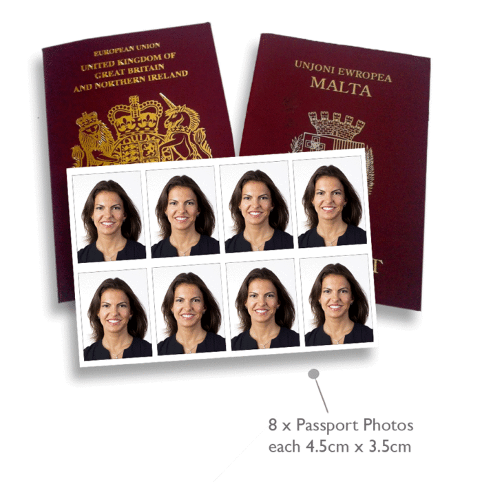 size of passport photo